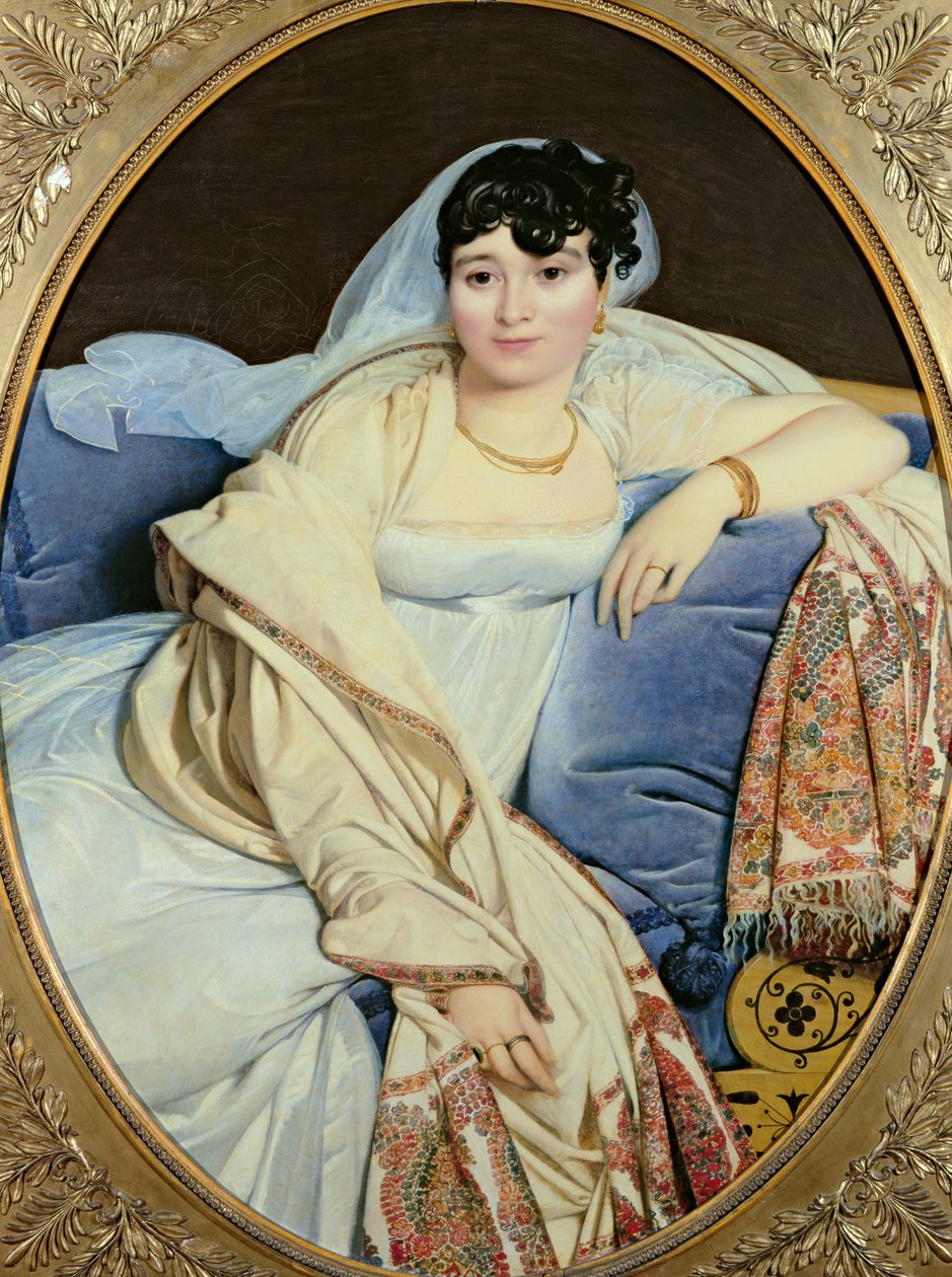 Portret van Madame Riviere (1773-1848) geboren Marie Francoise Jacquette Bibiane Blot de Beauregard, 1805 door Jean Auguste Dominique Ingres