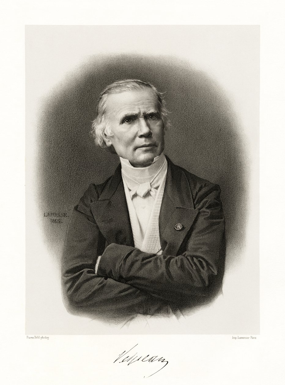 Alfred Armand Louis Marie Velpeau door Jean Baptiste Adolphe Lafosse