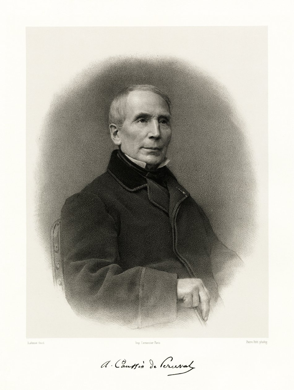 Armand Pierre Caussin de Perceval door Jean Baptiste Adolphe Lafosse