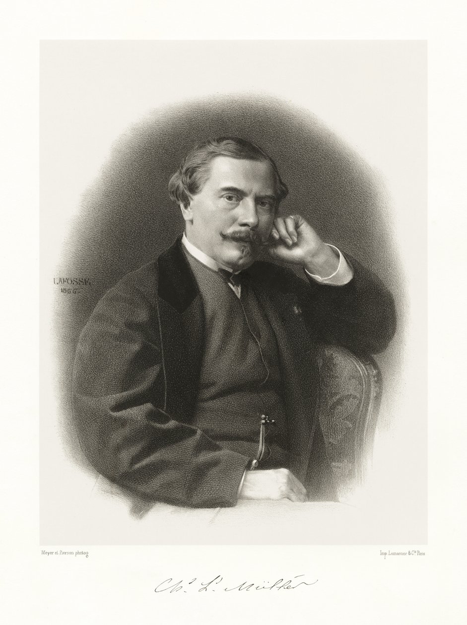 Charles Louis Müller door Jean Baptiste Adolphe Lafosse