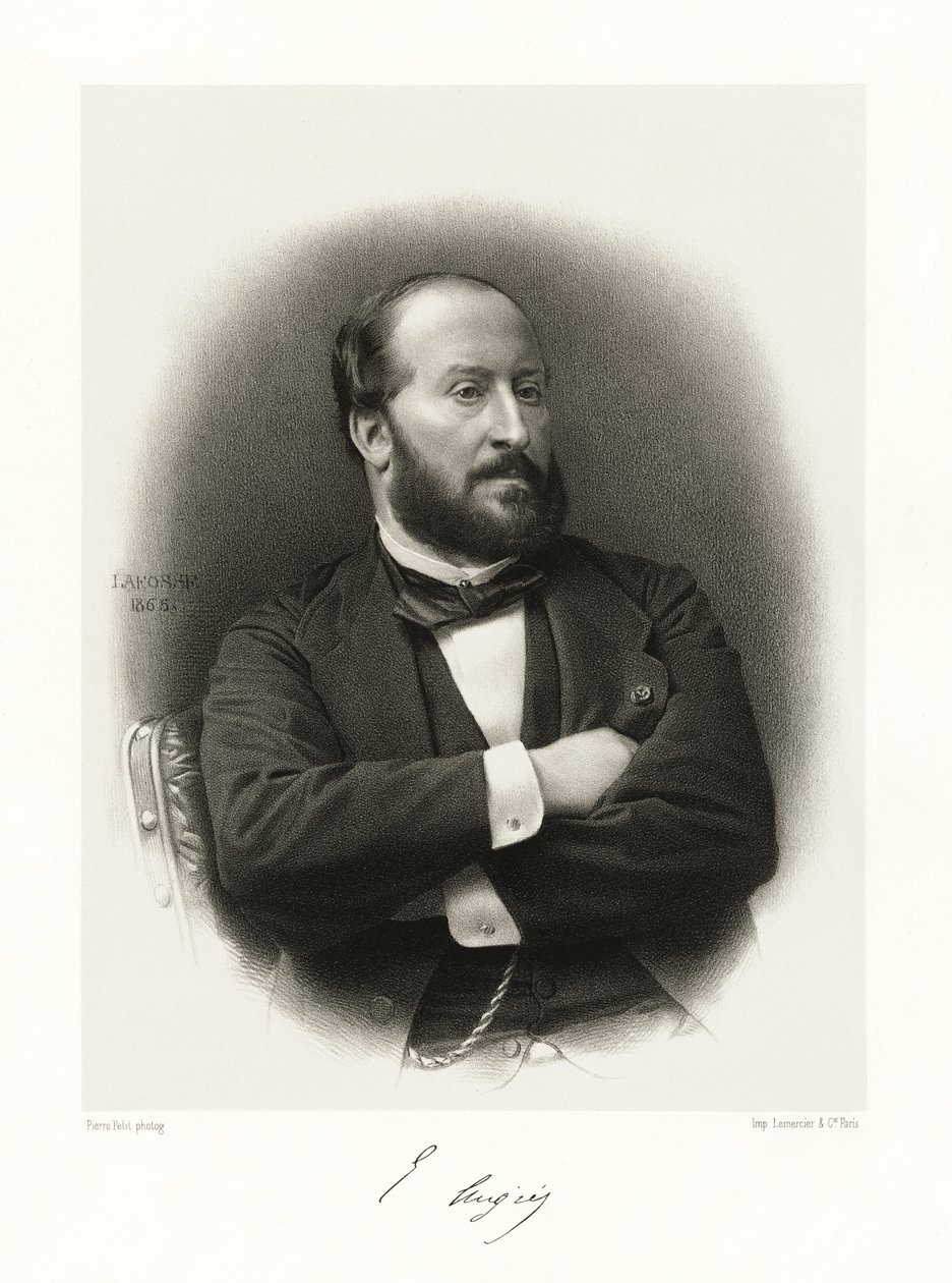 Guillaume Victor Émile Augier door Jean Baptiste Adolphe Lafosse