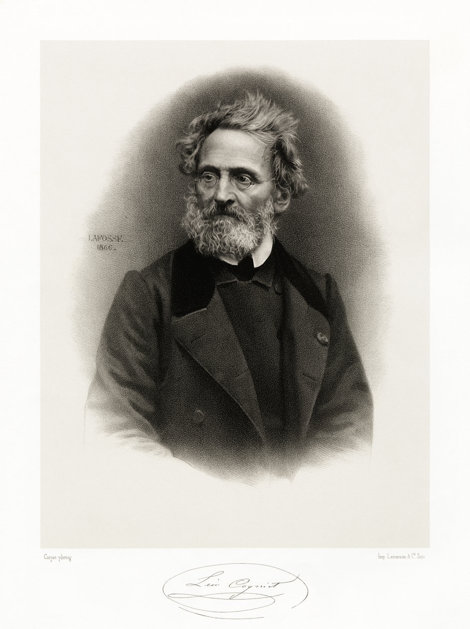 Léon Cogniet door Jean Baptiste Adolphe Lafosse