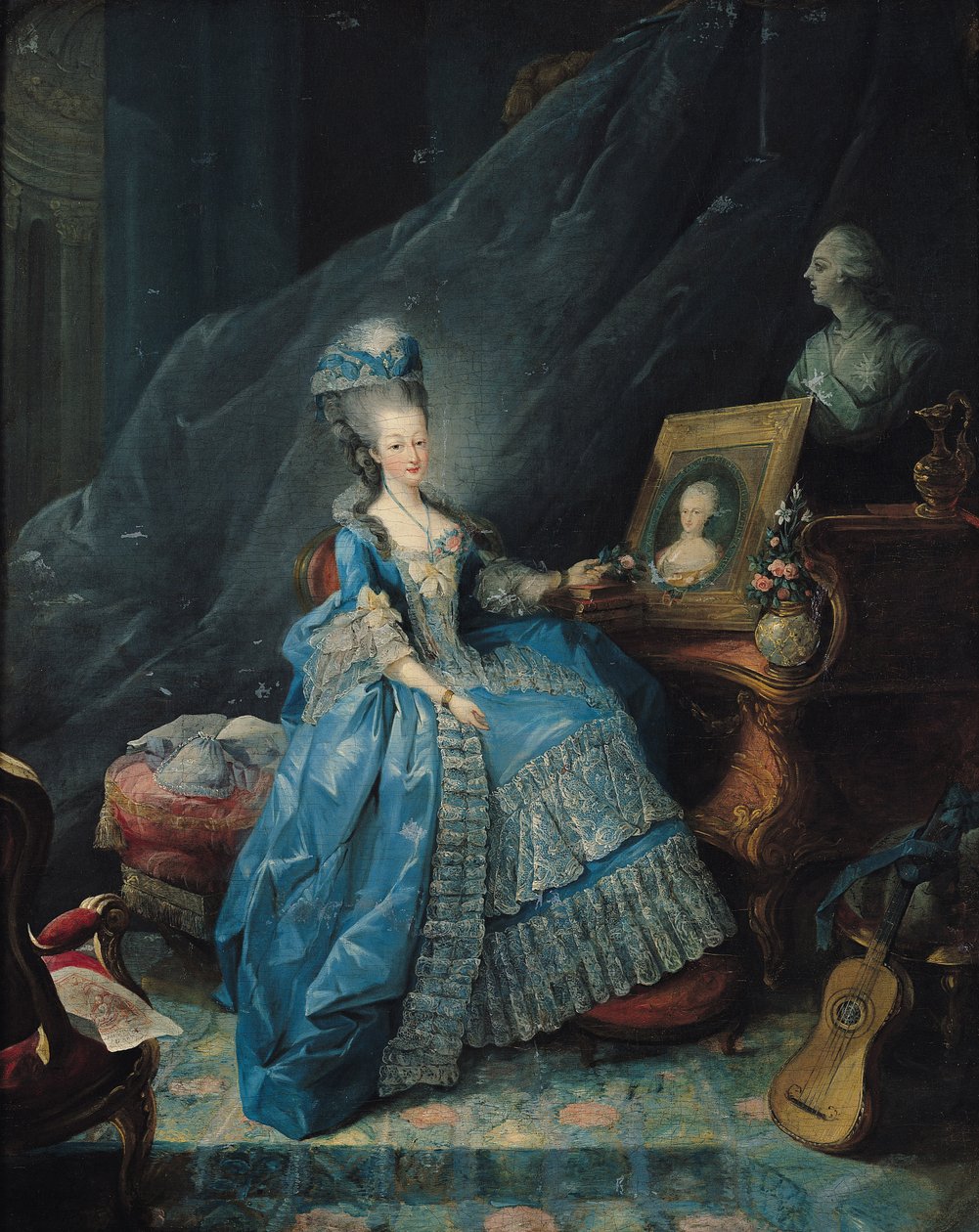 Marie-Therese de Savoie (1756-1805) 1775 door Jean Baptiste Andre Gautier D