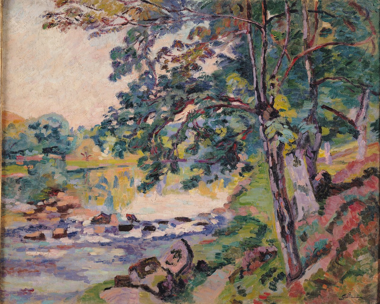 De Creuse bij Genetin door Jean Baptiste Armand Guillaumin
