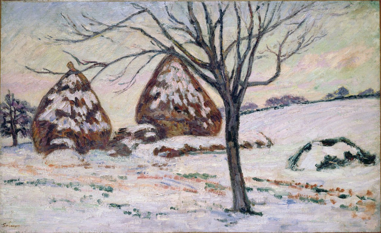 Winterlicht door Jean Baptiste Armand Guillaumin