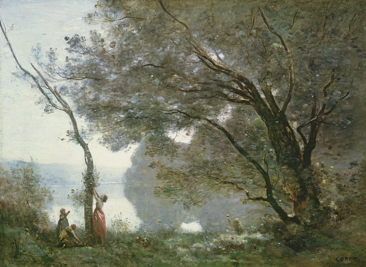 Souvenir de Mortefontaine, 1864 door Jean Baptiste Camille Corot