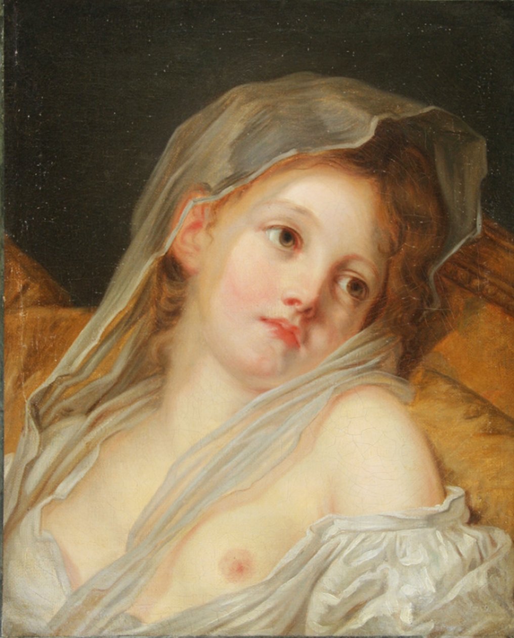 Een dromer, c.1780 door Jean Baptiste Greuze