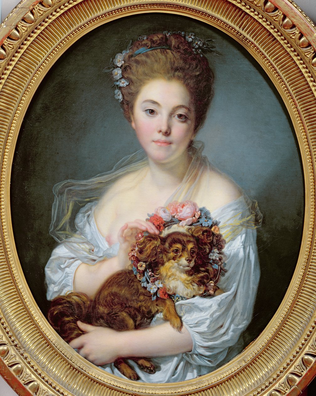 Madame de Porcin, 1774 door Jean Baptiste Greuze