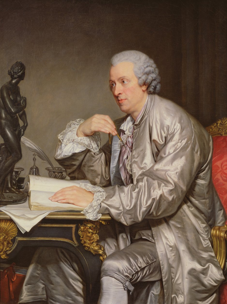 Portret van Claude-Henri Watelet (1718-86) 1763-65 door Jean Baptiste Greuze