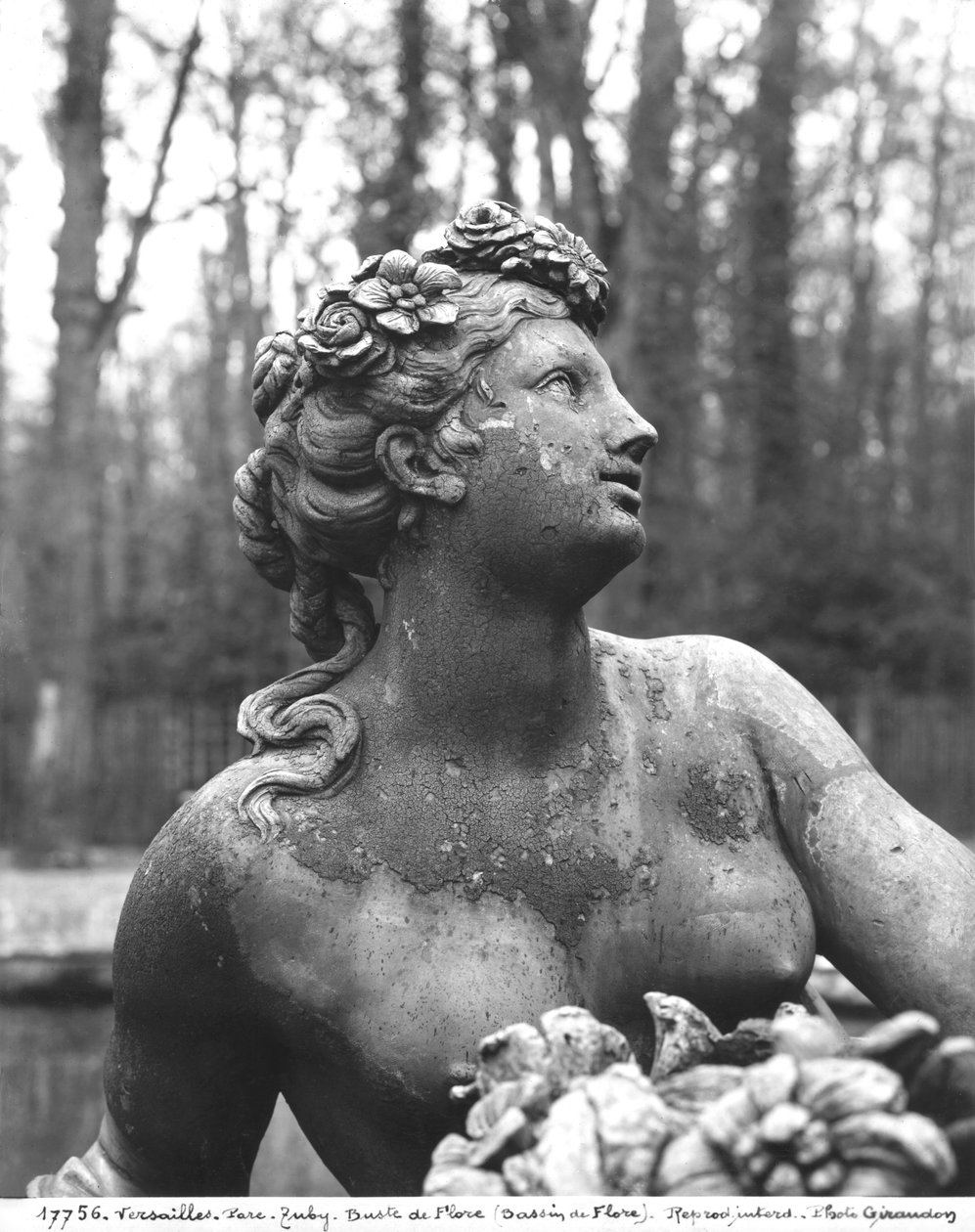 Flora (detail) door Jean Baptiste I Tuby