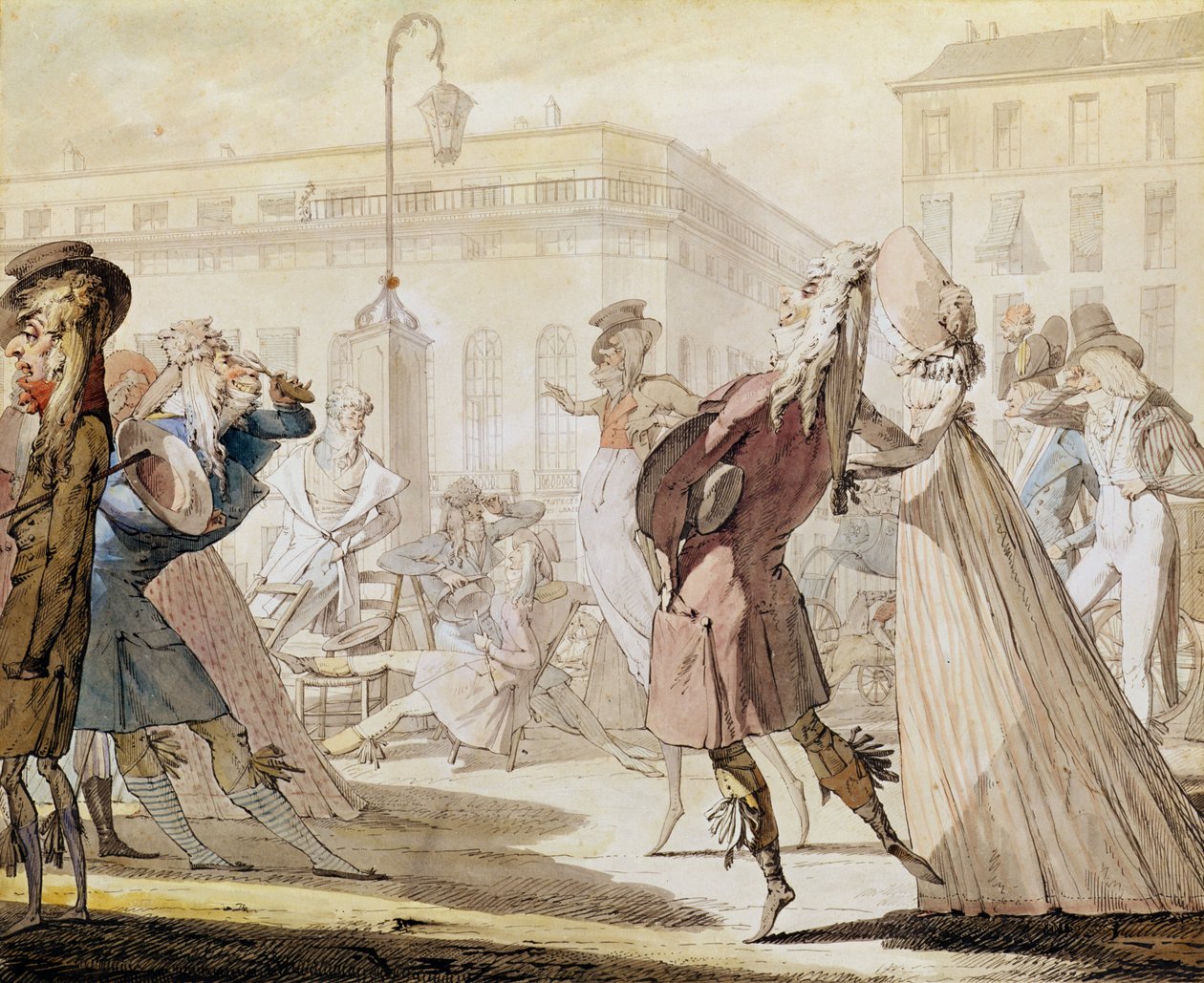 Le Petit Coblentz door Jean Baptiste Isabey