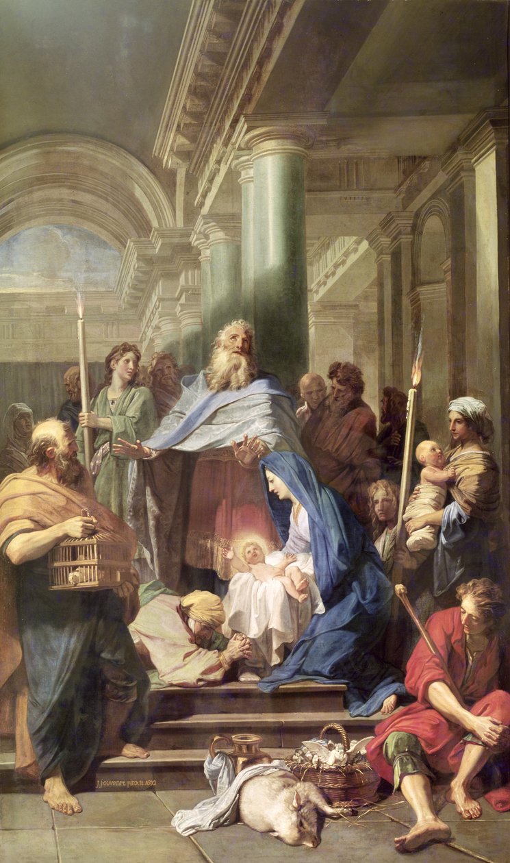 De presentatie in de tempel door Jean Baptiste Jouvenet