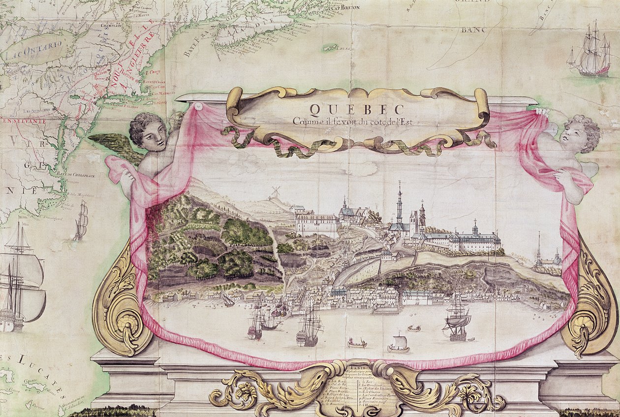 Cartouche van Quebec uit 