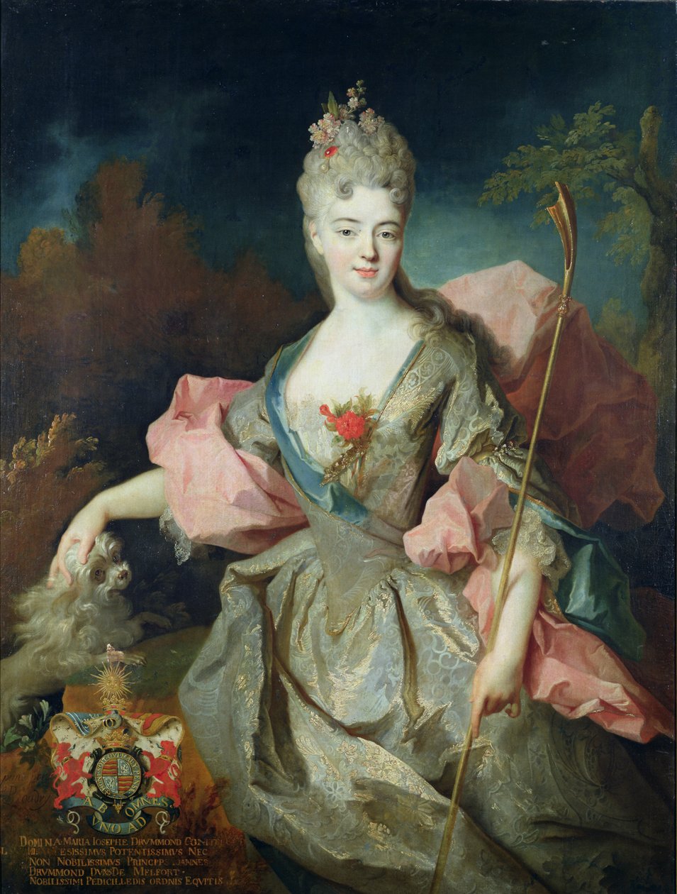 Lady Mary Josephine Drummond, Gravin van Castelblanco, c.1708 door Jean Baptiste Oudry