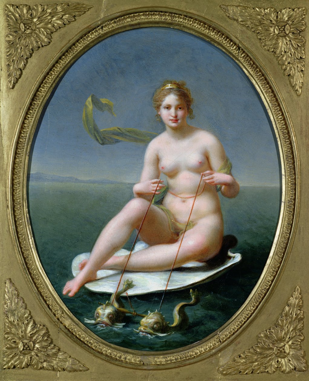 De triomf van Amphitrite door Jean Baptiste Regnault