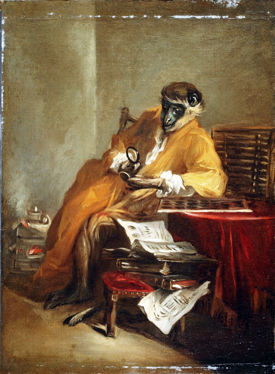 De Apenantiquair, na 1740 door Jean Baptiste Simeon Chardin