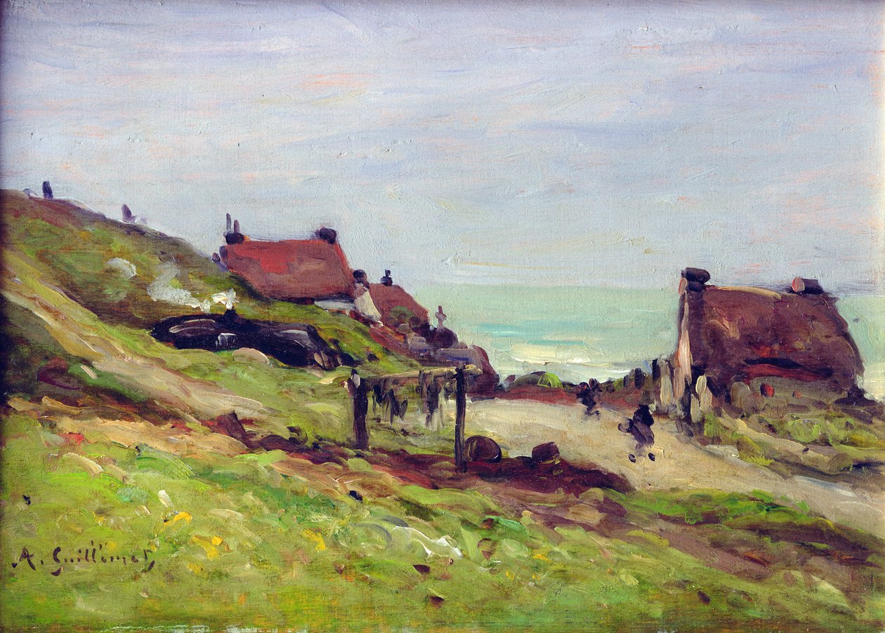 Landschap door Jean Baptiste Antoine Guillemet