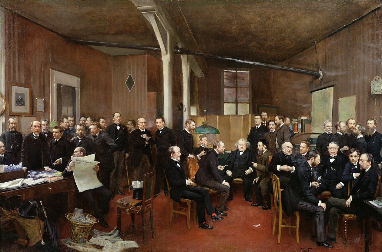 Le Journal des Débats, 1889 door Jean Beraud