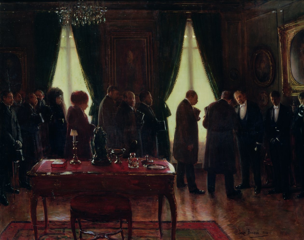 De Weduwnaar, 1910 door Jean Beraud