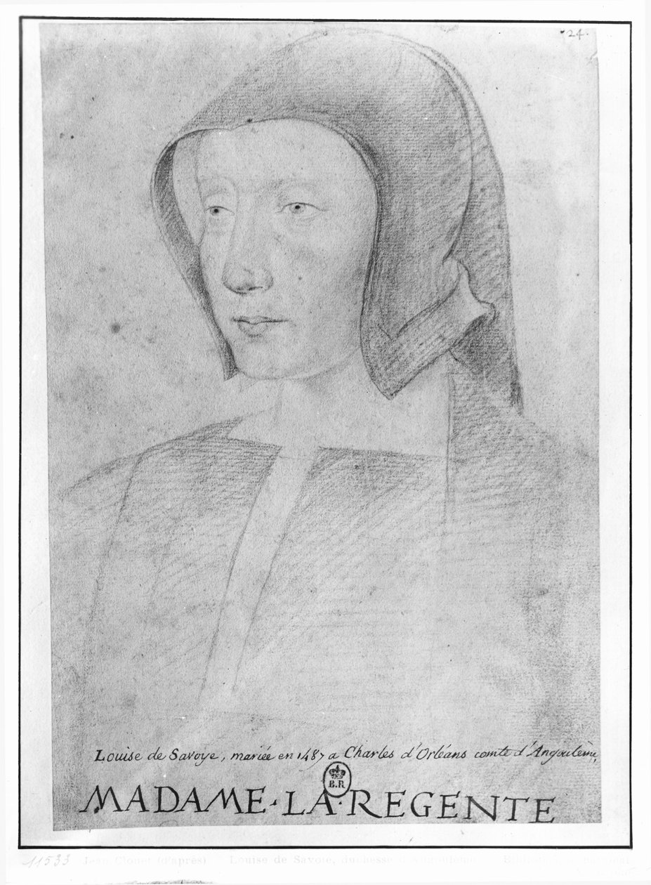 Louise de Savoie door Jean Clouet