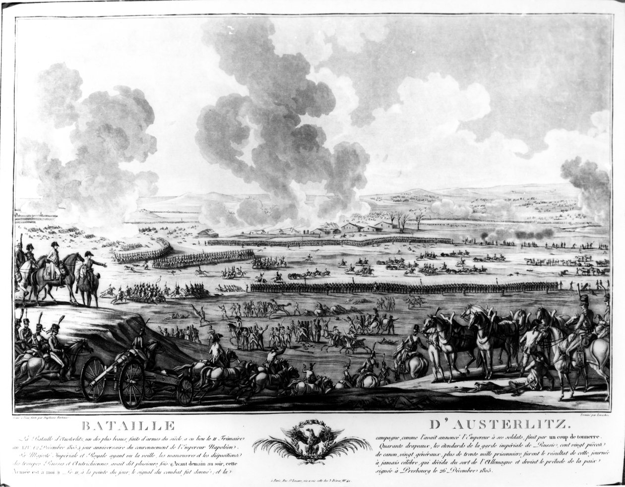 De Slag bij Austerlitz, 2 december 1805 door Jean Duplessi Bertaux