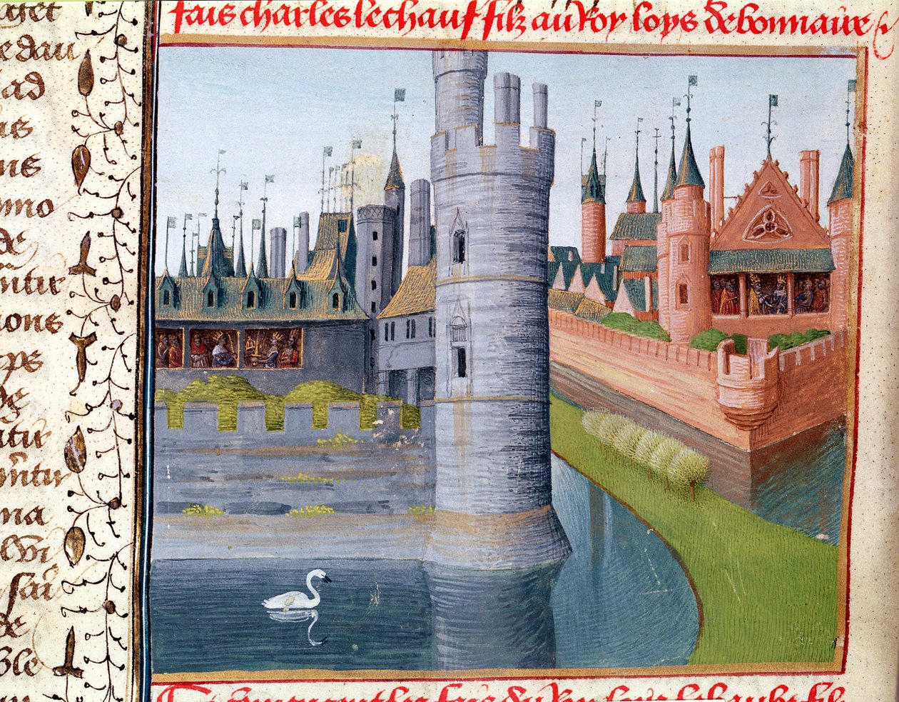 Ms Fr 6465 fol.151v Het Leven van Lodewijk II (846-79) 