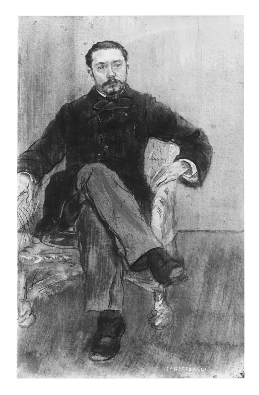 Gustave Geffroy, 1884 door Jean Francois Raffaelli