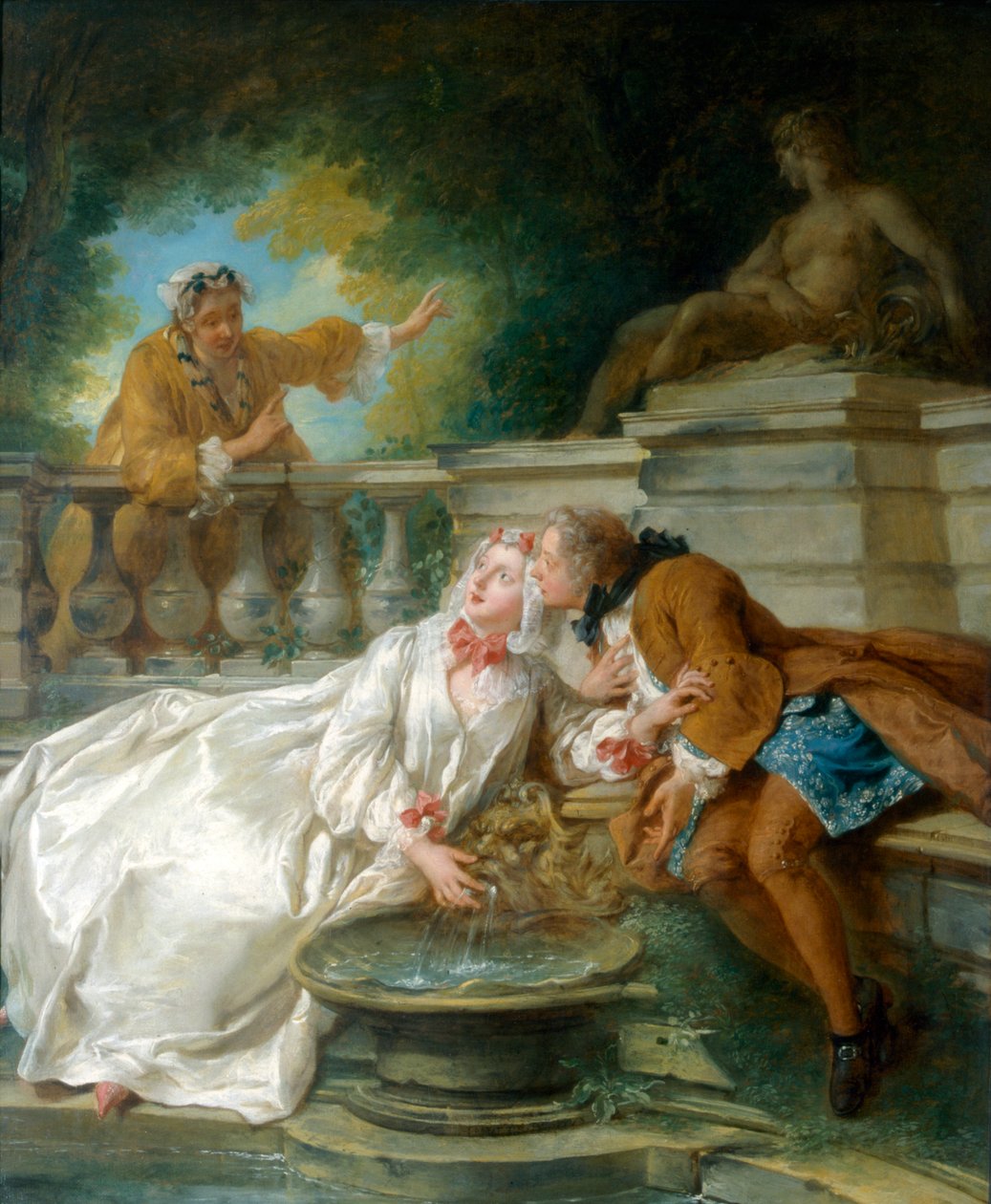 Het alarm of La Gouvernante Fidele, 1730 door Jean François de Troy