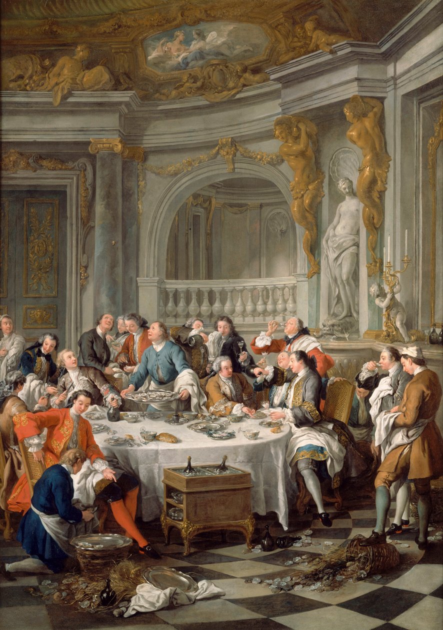 Het Oesterdiner door Jean François de Troy