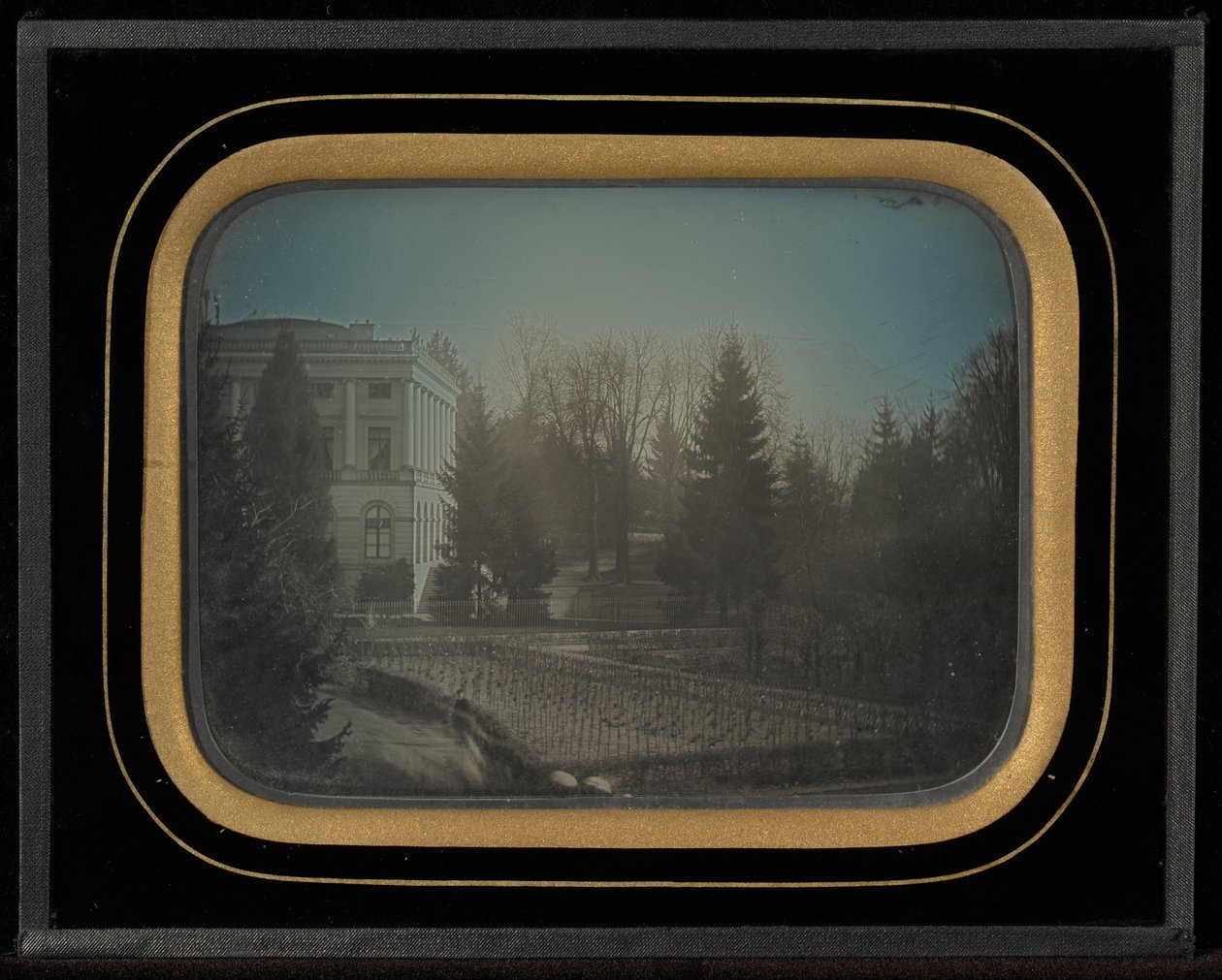 (Stadshuis van Jean-Gabriel Eynard genaamd Palais Eynard, met uitzicht op de tuin) door Jean Gabriel Eynard