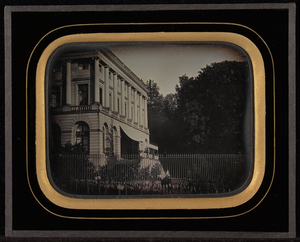 Tuinzijde van Palais Eynard, Genève door Jean Gabriel Eynard