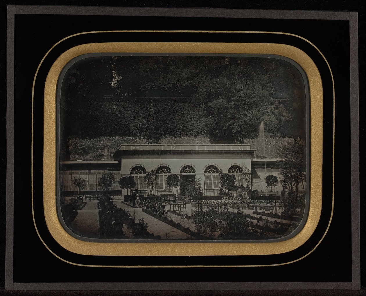 De oranjerie in de botanische tuin, Genève door Jean Gabriel Eynard