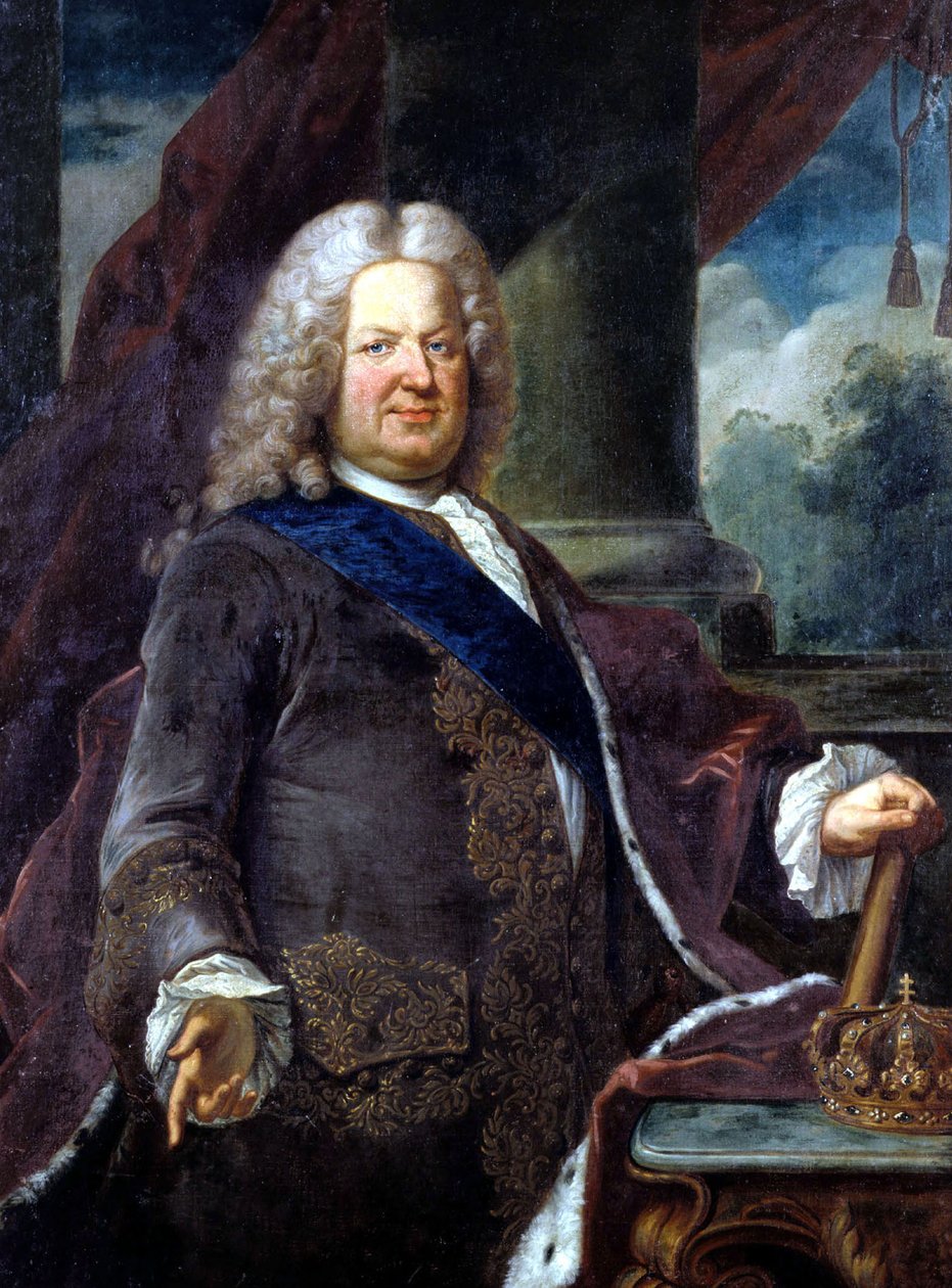 Stanislas Leszczynski, koning van Polen door Jean Girardet