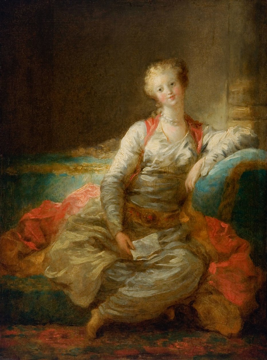 De kleine sultane door Jean Honore Fragonard