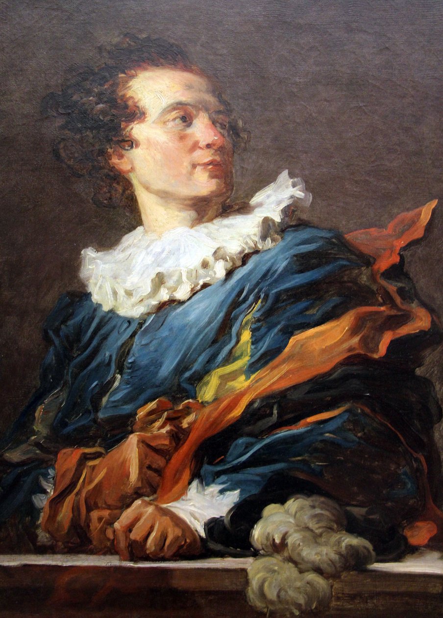 Portret van de abt van Saint door Jean Honore Fragonard