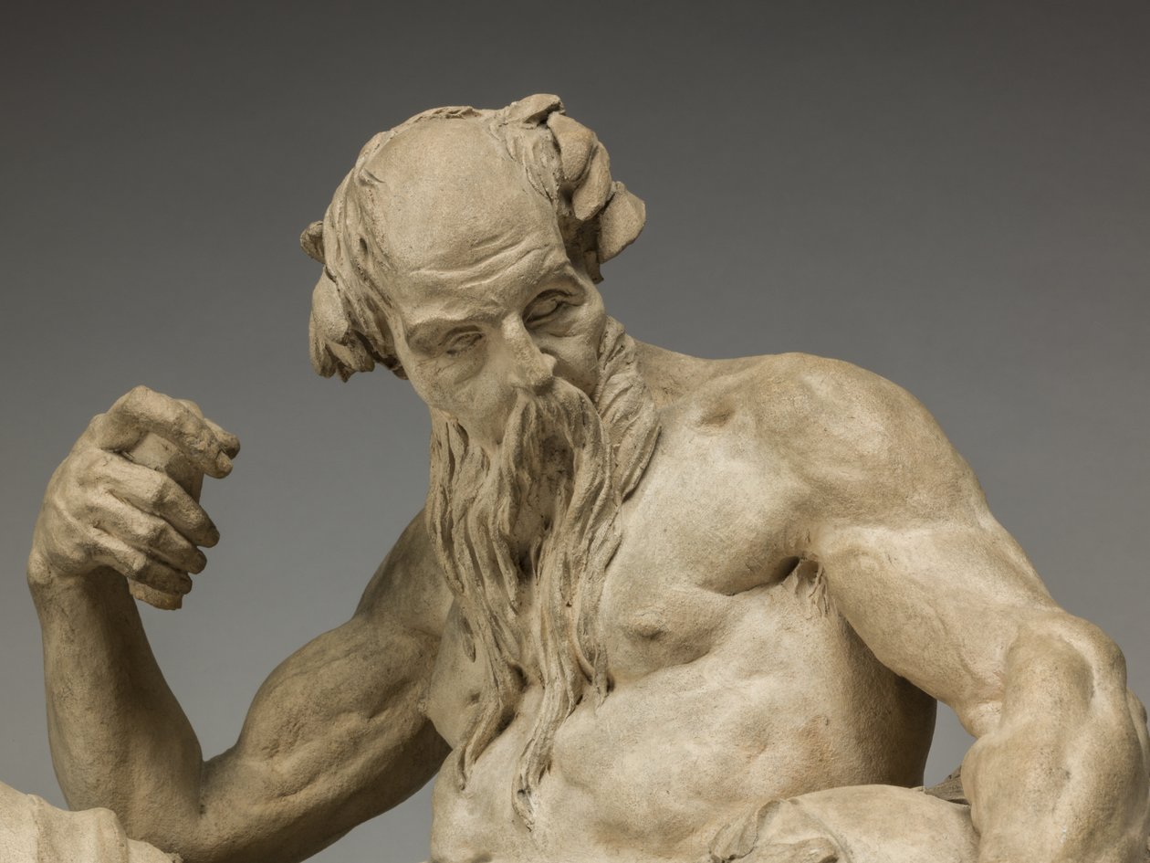 Riviergod, 1755 (terracotta) door Jean Jacques Caffieri