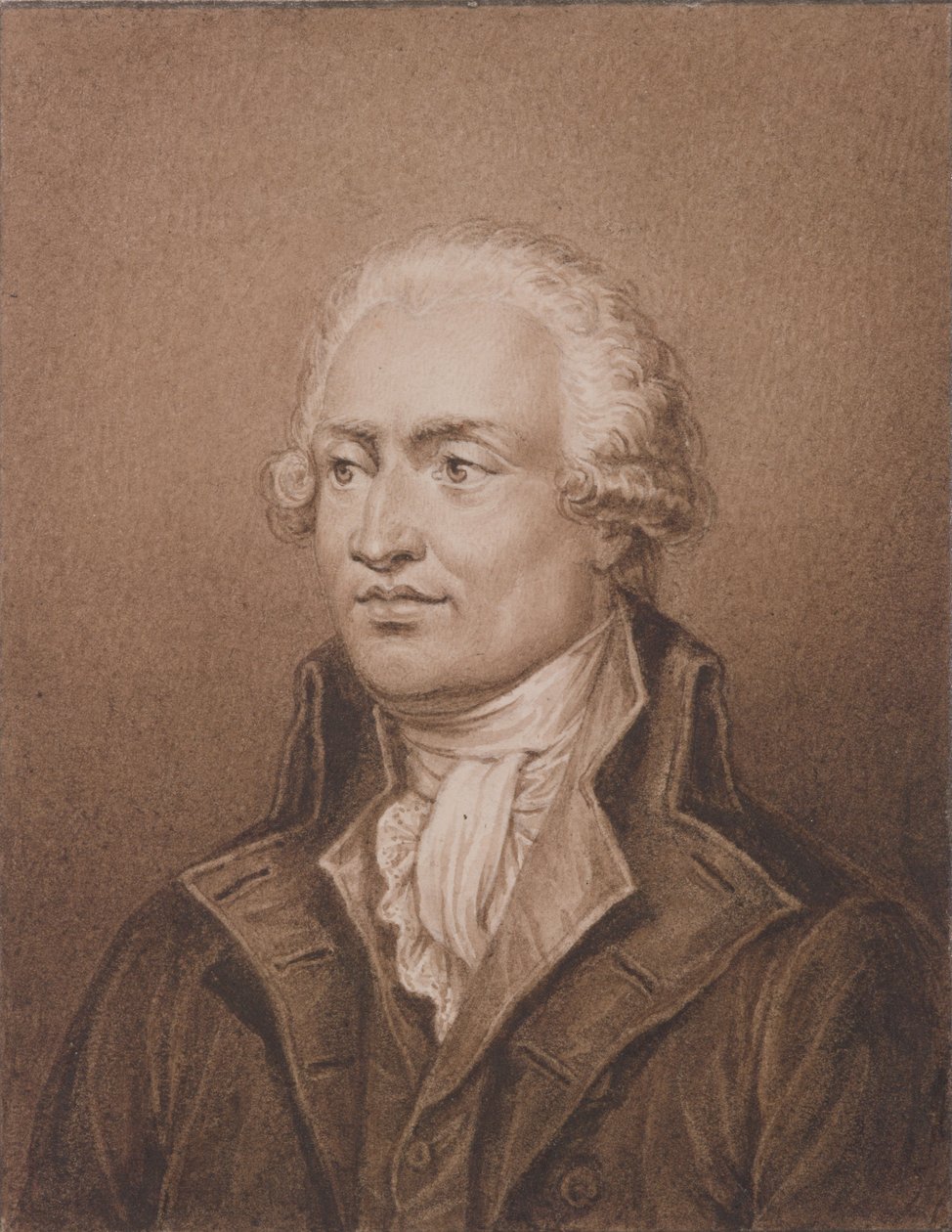 Marie Jean Antoine Nicolas de Caritat (1743-94) Markies de Condorcet door Jean Jacques Frilley