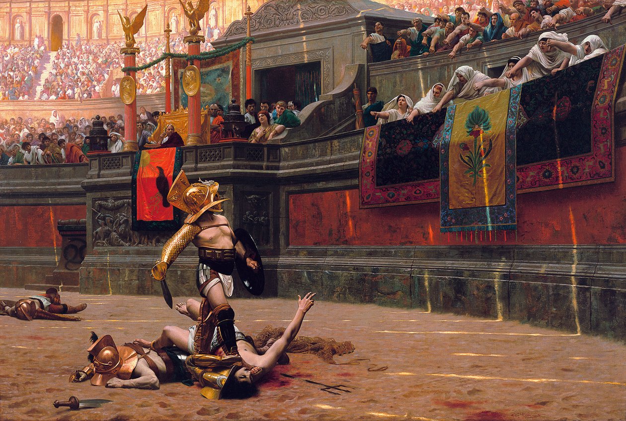 Pollice Verso door Jean Leon Gerome