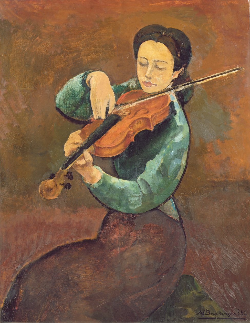 De violist door Jean Louis Boussingault