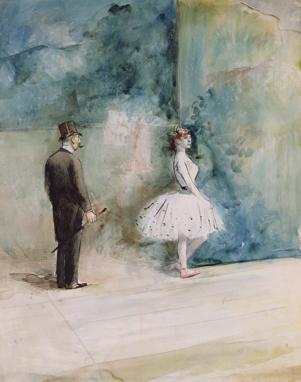 De danseres, 1890 door Jean Louis Forain
