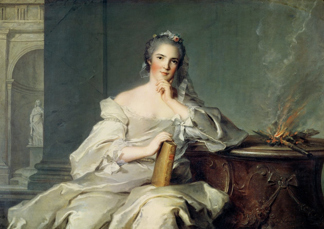 Anne-Henriette de France, als het element Vuur, 1750-1 door Jean Marc Nattier