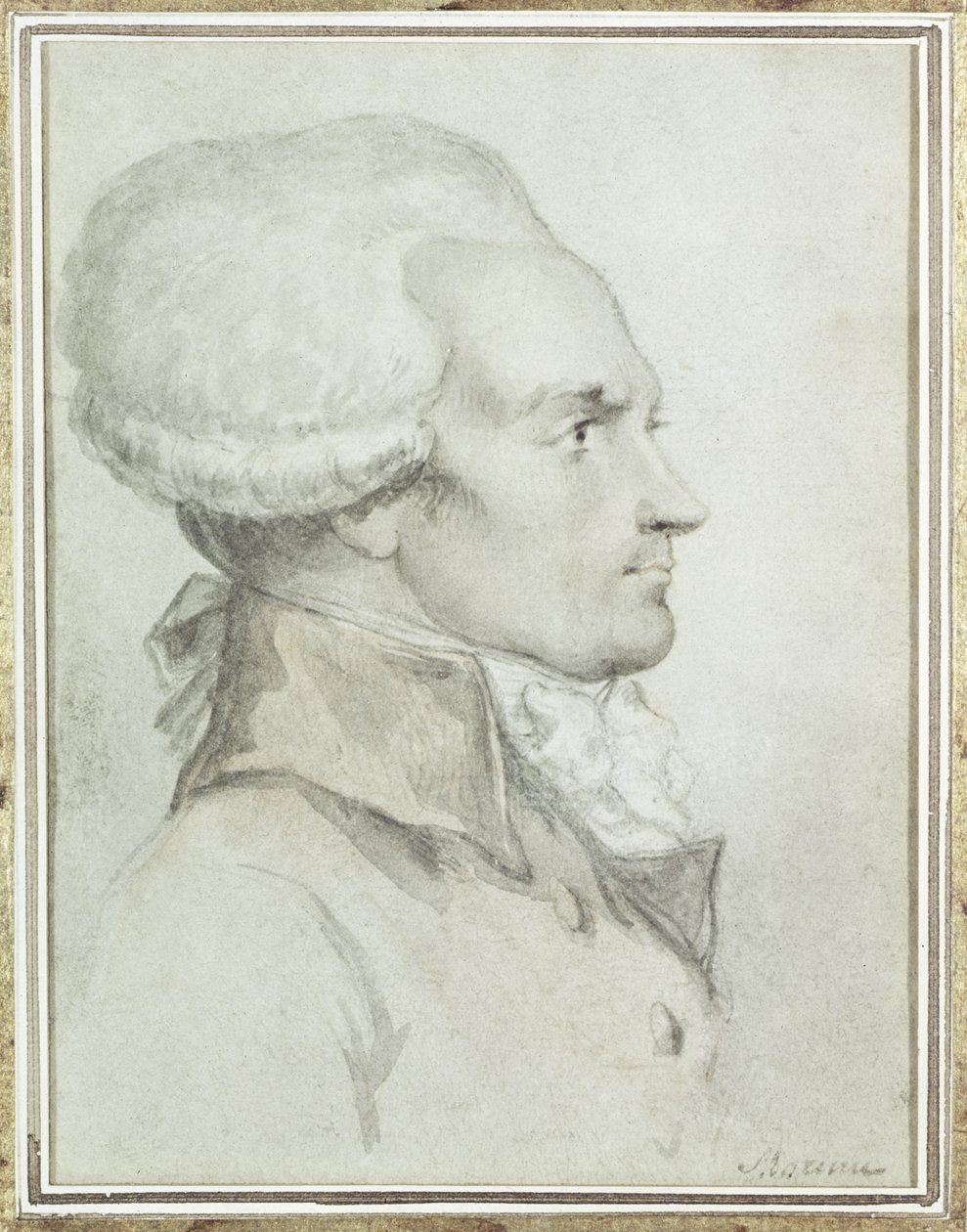 Portret van Maximilien de Robespierre (1758-94) door Jean Michel the Younger Moreau
