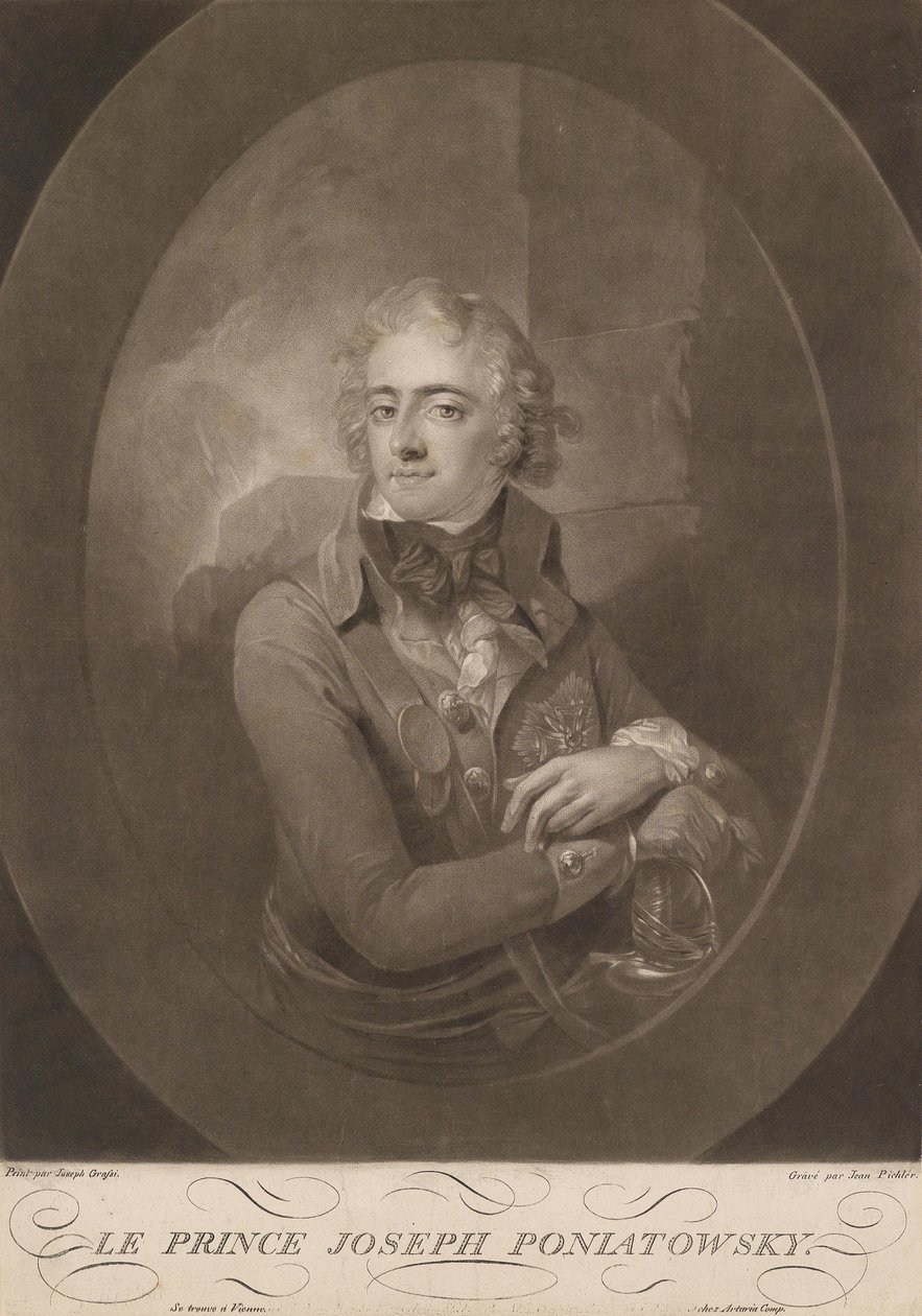 Portret van Prins Joseph Poniatowski door Giuseppe or Josef Grassi