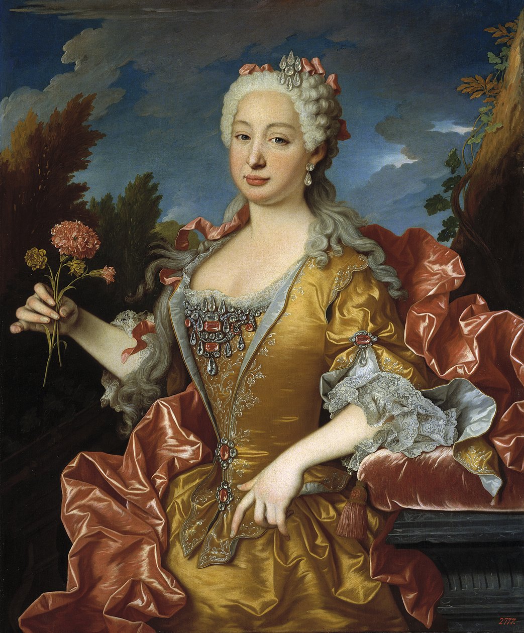 Portret van Barbara van Portugal (1711-1758) door Jean Ranc