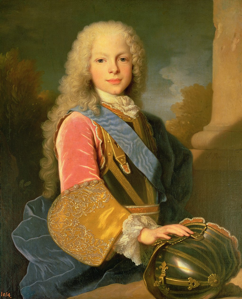 Portret van Ferdinand de Bourbon en Savoye (1713-59) Prins van Asturië, 1725 door Jean Ranc