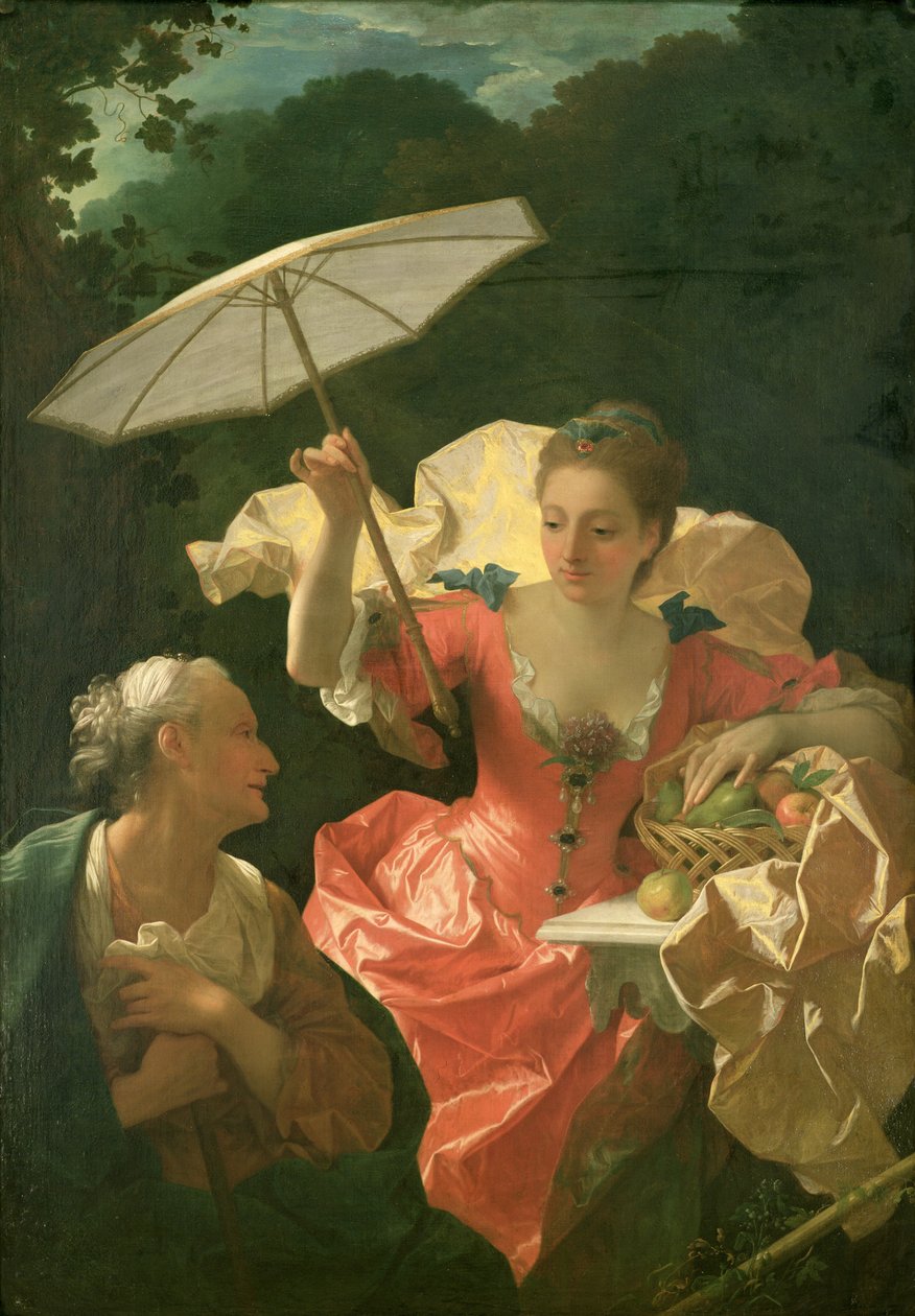 Vertumnus en Pomona door Jean Ranc