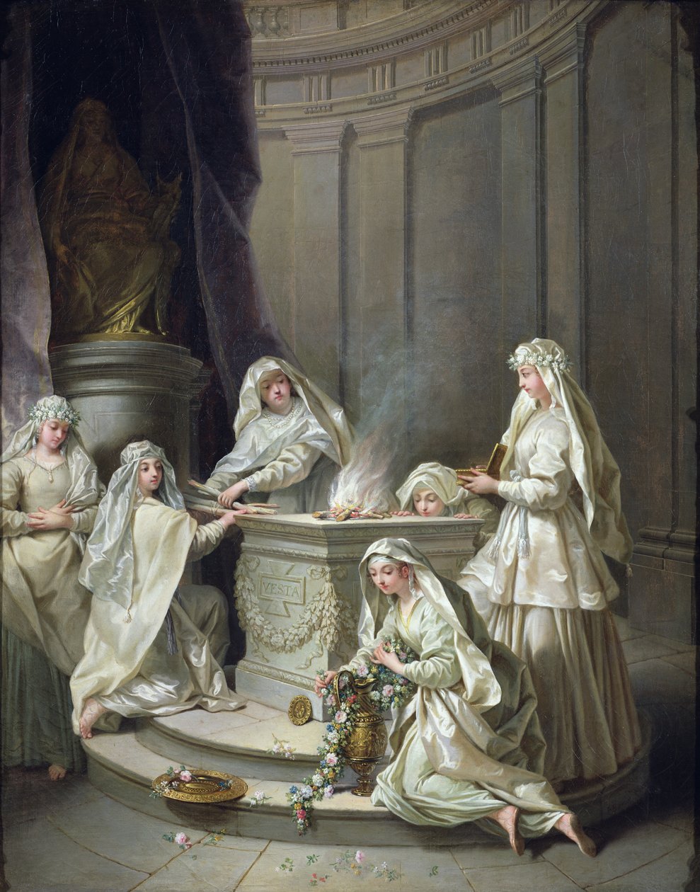 Vestaalse maagden door Jean Raoux