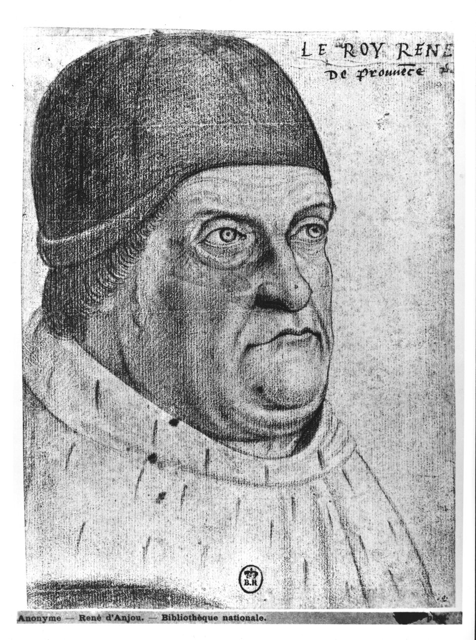 Portret van René I (1409-80) Hertog van Anjou door Jean de Court