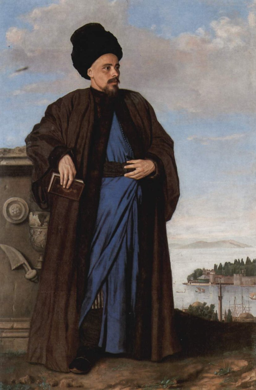 Portret van Richard Pococke door Jean Étienne Liotard