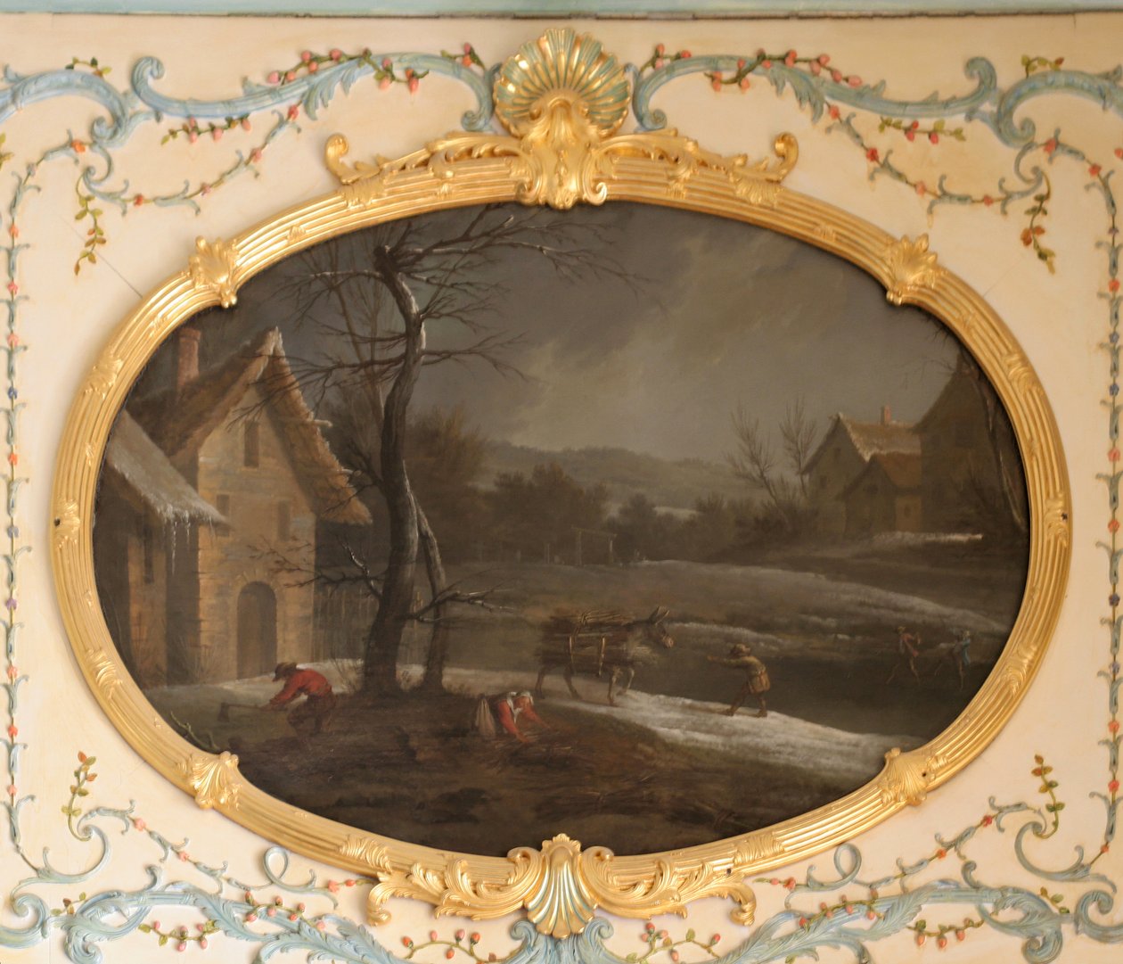 Winter of Het Bundelen door Jean Baptiste Oudry